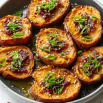 Roasted Japanese Sweet Potatoes with Miso Glaze | Savory & Sweet Recipe