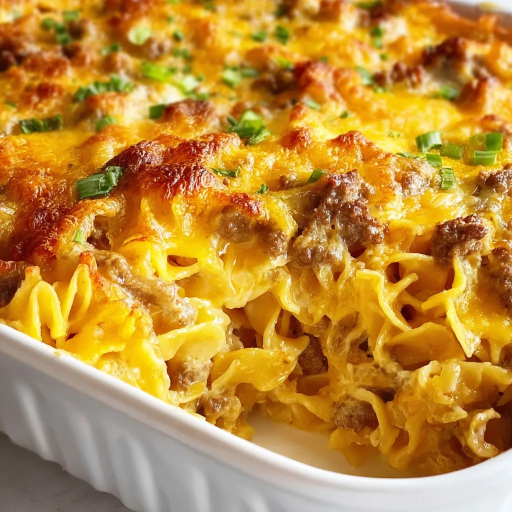 Delicious Sour Cream Noodle Bake Recipe | Easy Comfort Food Meal