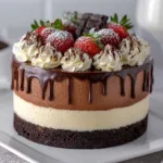 Decadent Tuxedo Cake | Triple Chocolate Mousse Cake Recipe & Tips
