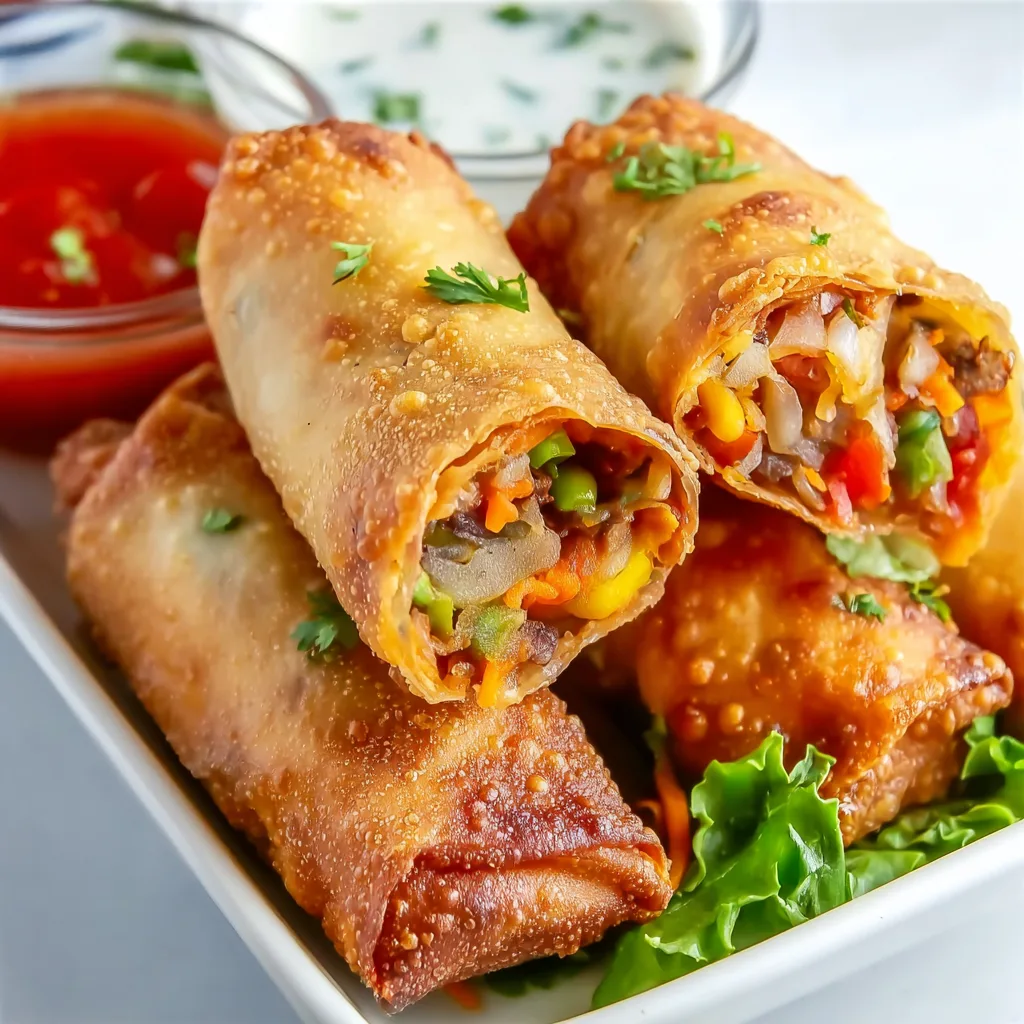 Crispy Southwest Egg Rolls | Delicious Spicy Appetizer Recipe