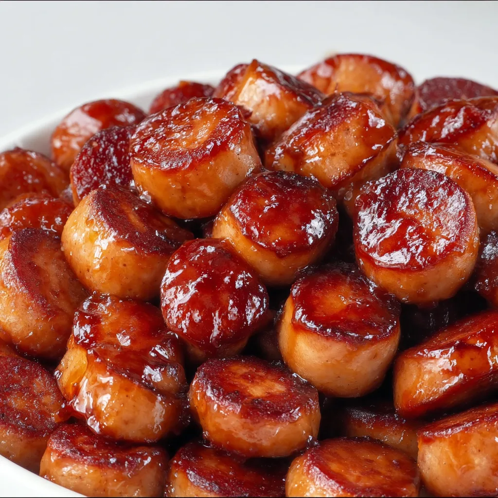 Delicious BBQ Sausage Bites Recipe | Easy Party Snack Ideas