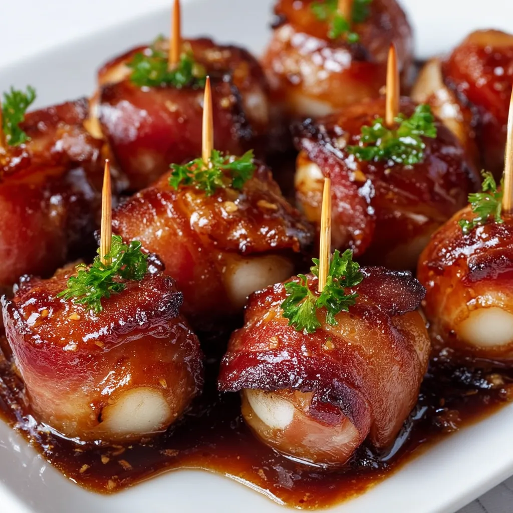 Crispy Bacon Wrapped Water Chestnuts Recipe | Easy Appetizer Idea