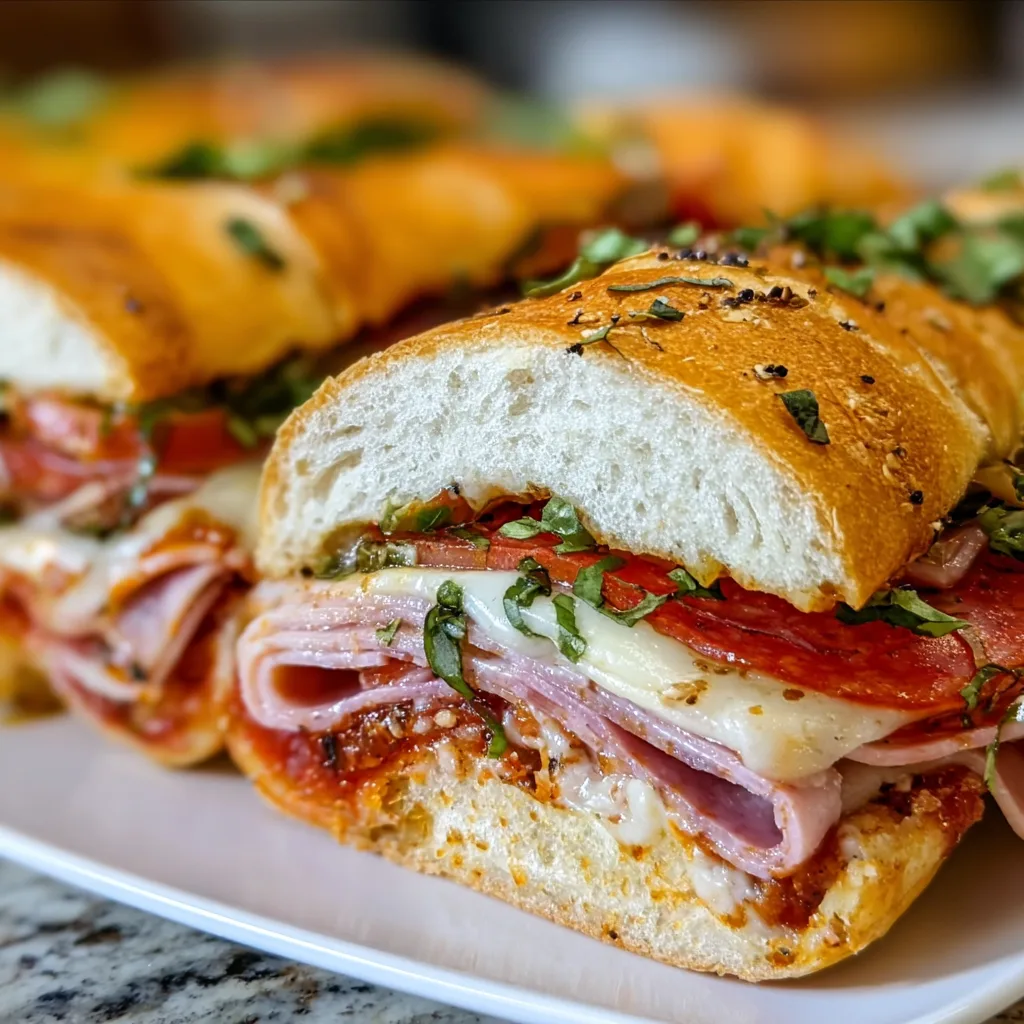 Delicious Baked Italian Grinder Sandwiches Recipe | Easy & Flavorful