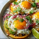 Delicious Breakfast Tostadas with Eggs and Avocado | Easy Healthy Recipe