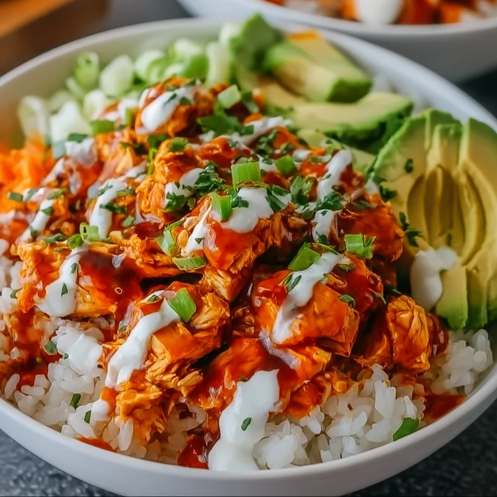 Delicious Buffalo Chicken Bowls Recipe | Easy & Spicy Meal Idea