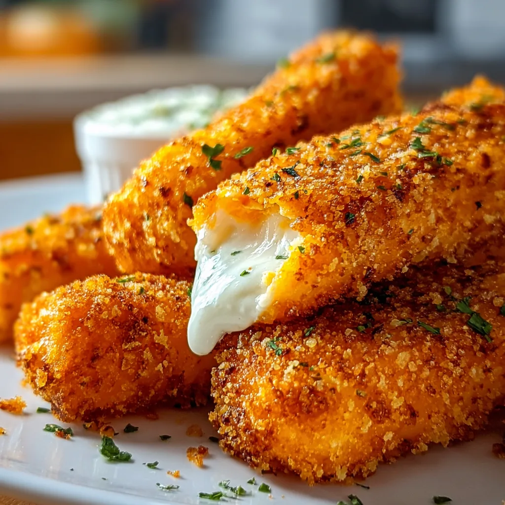 Crispy Buffalo Chicken Mozzarella Sticks Recipe | Spicy & Cheesy Appetizer