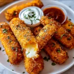 Crispy Buffalo Chicken Mozzarella Sticks Recipe | Spicy & Cheesy Appetizer