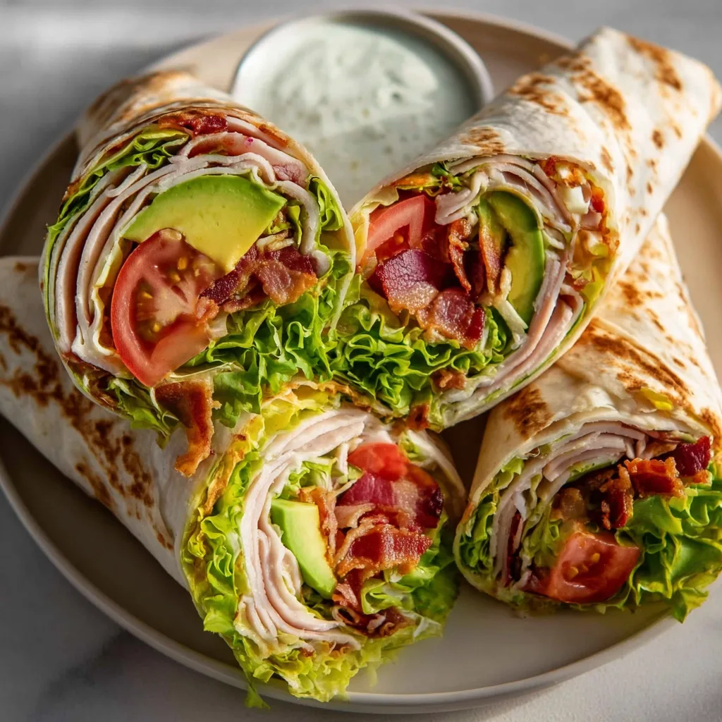 Delicious California Turkey Club Wraps | Fresh & Healthy Lunch Ideas 3 Delicious California Turkey Club Wraps | Fresh & Healthy Lunch Ideas