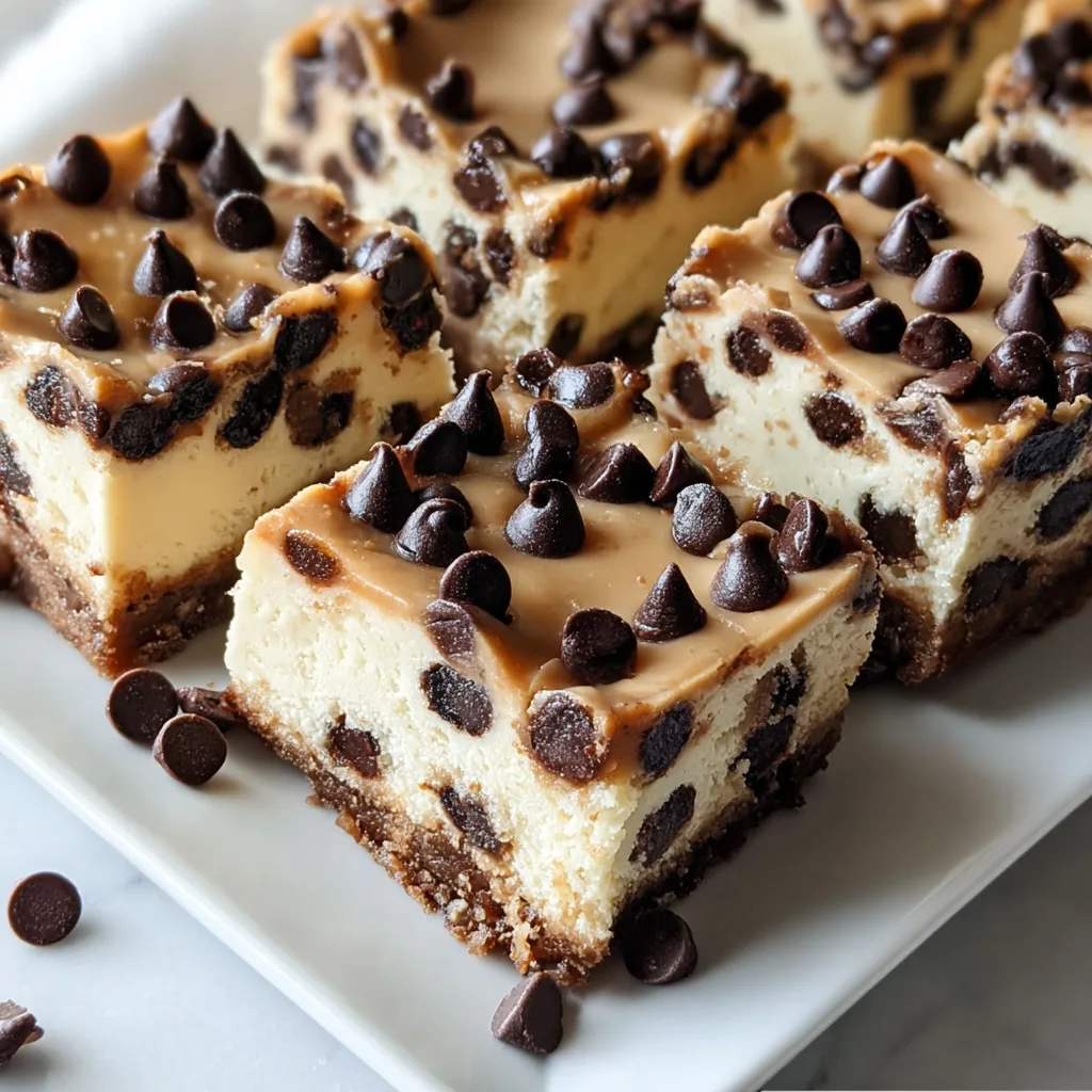 Delicious Cheesecake Bars with Chocolate Chips – Easy & Creamy Recipe