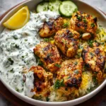 Delicious Chicken Tzatziki Rice Recipe | Easy Mediterranean Dinner