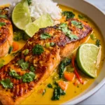 Delicious Coconut Curry Salmon Recipe | Easy & Healthy Dinner Idea