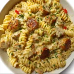 Creamy Pepper Jack Chicken & Sausage Pasta Recipe | Easy & Delicious Dinner