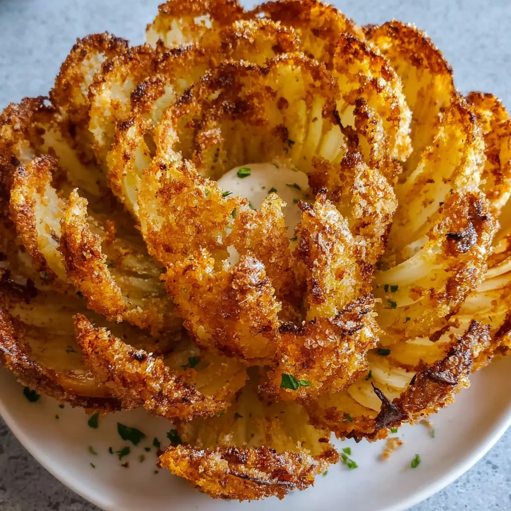 Crispy Air Fryer Blooming Onion Recipe | Easy & Delicious Appetizer