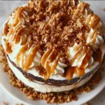 Easy Caramel Toffee Crunch Cake Recipe | Delicious & Simple Dessert