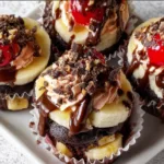 Heavenly Chocolate Banana Split Cupcakes | Decadent Dessert Recipe