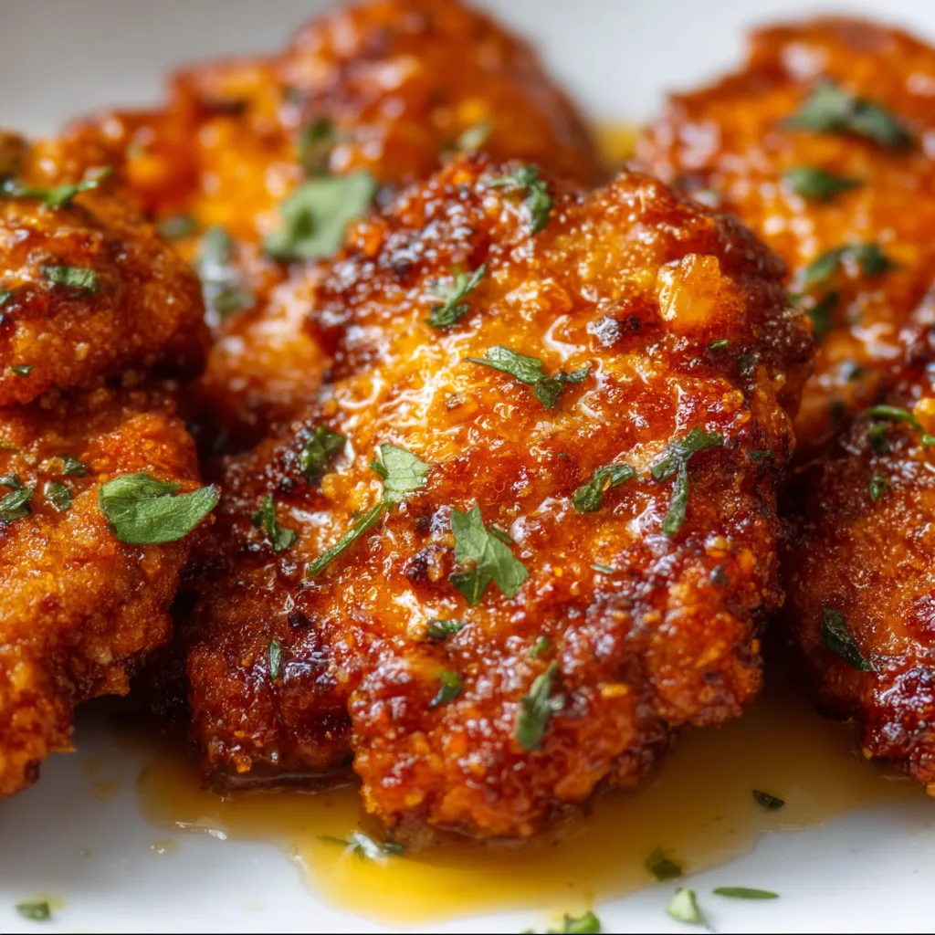 Crispy Hot Honey Chicken Cutlets | Sweet & Spicy Dinner Recipe