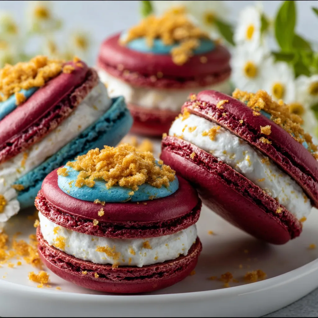 Delicious Macarons with Goat Cheese Recipe | Gourmet French Dessert