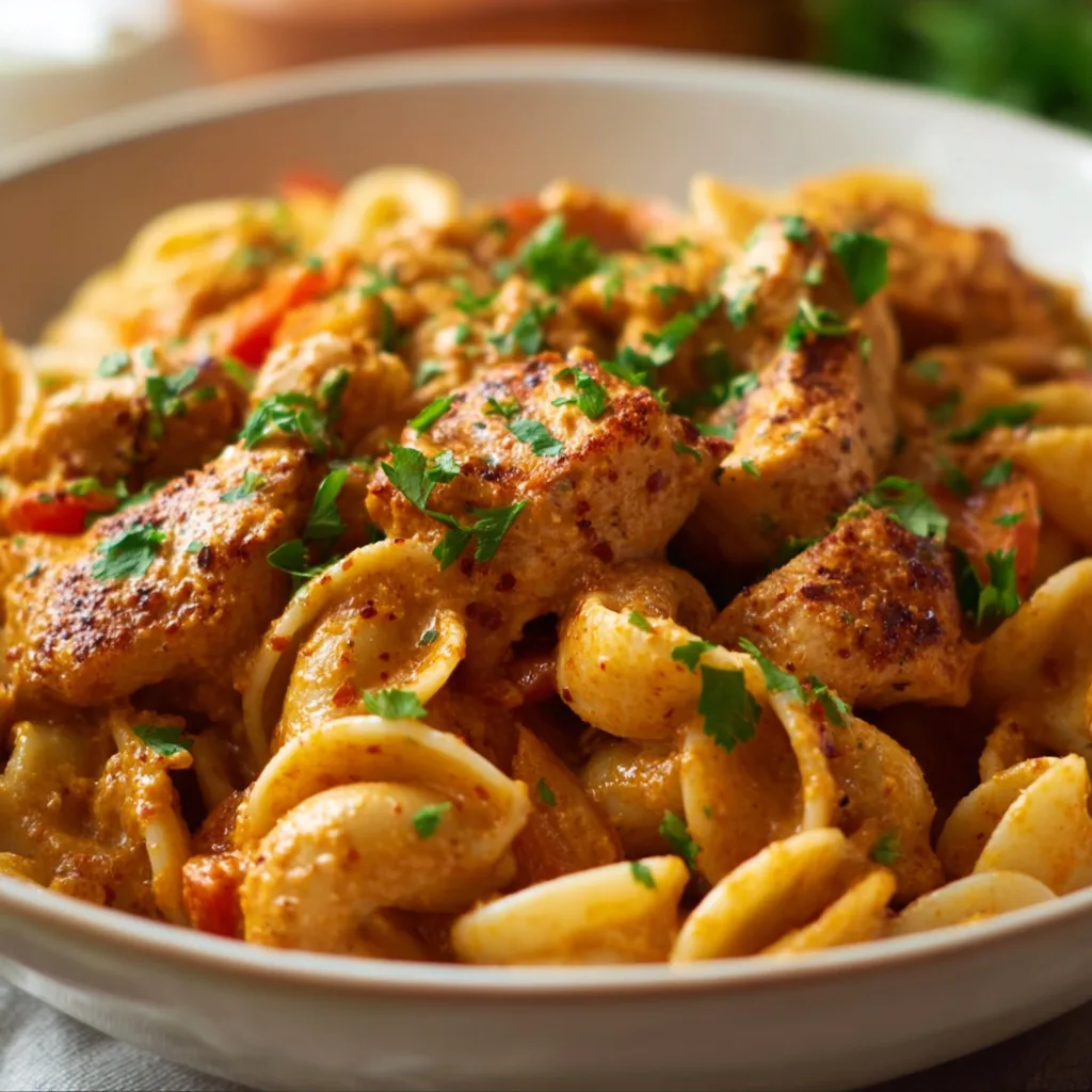 One Pot Cajun Chicken Shellbows Pasta Recipe | Quick & Flavorful Dinner