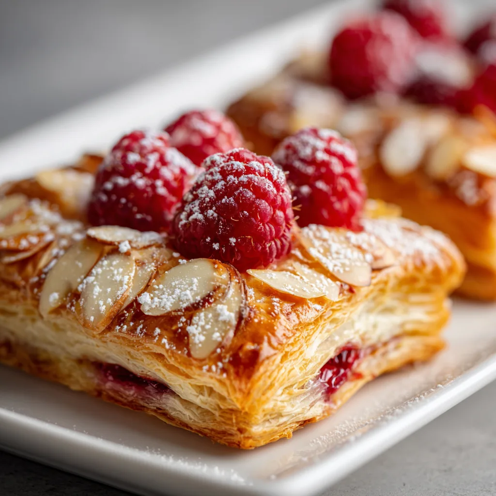 Delicious Raspberry Almond Puff Pastry Recipe | Easy & Flaky Dessert