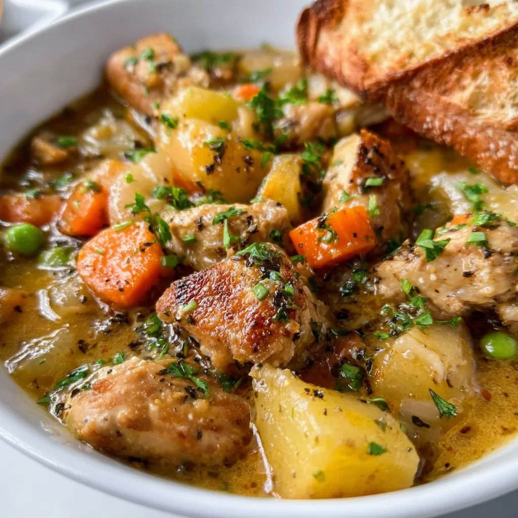 Hearty Slow Cooker Chicken Stew Recipe – Easy & Delicious Comfort Food