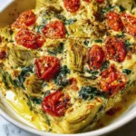Delicious Spinach Artichoke Tomato Casserole Recipe | Easy & Healthy Meal Idea