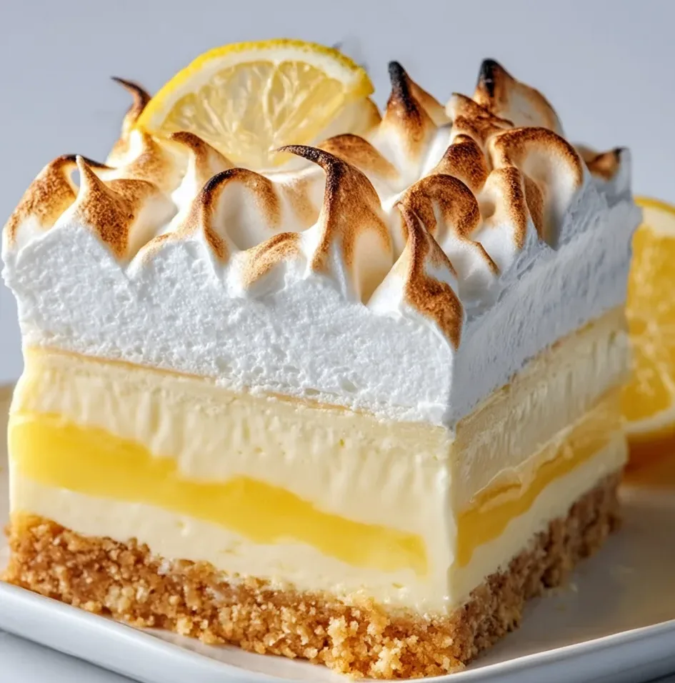 Triple Lemon Meringue Cheesecake Recipe | Creamy, Tangy & Fluffy Dessert