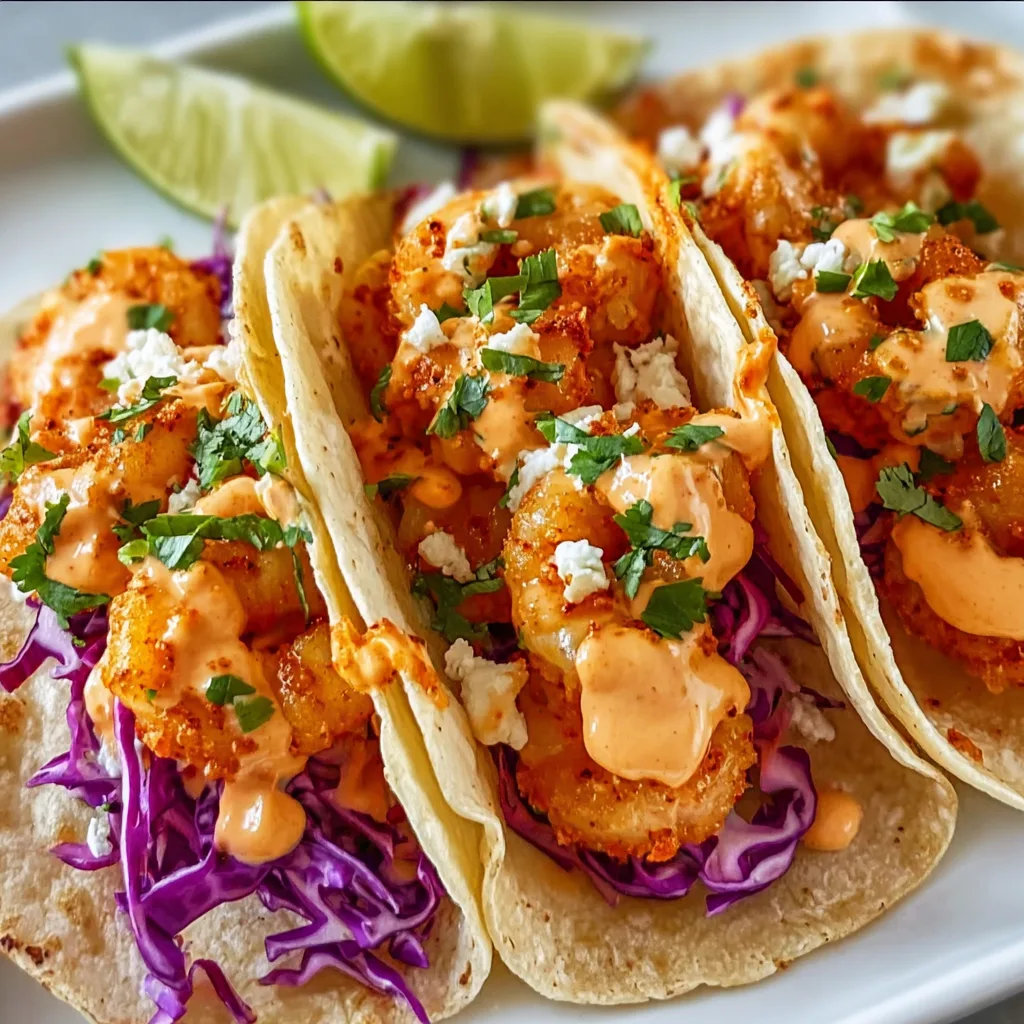 Bang Bang Shrimp Tacos Recipe | Spicy & Crispy Seafood Tacos
