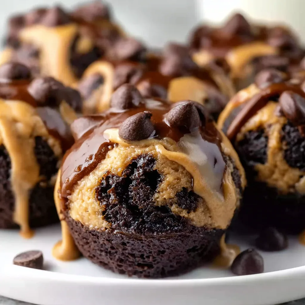 Delicious Chocolate Chip Cookie Dough Brownie Bites – Easy Dessert Recipe