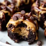 Delicious Chocolate Chip Cookie Dough Brownie Bites – Easy Dessert Recipe