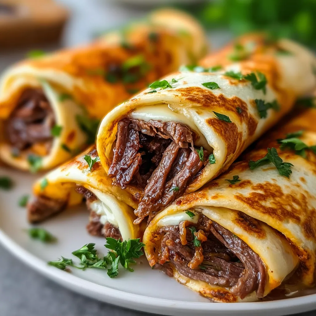 Easy French Dip Tortilla Roll Ups Recipe | Quick & Delicious Snack Idea