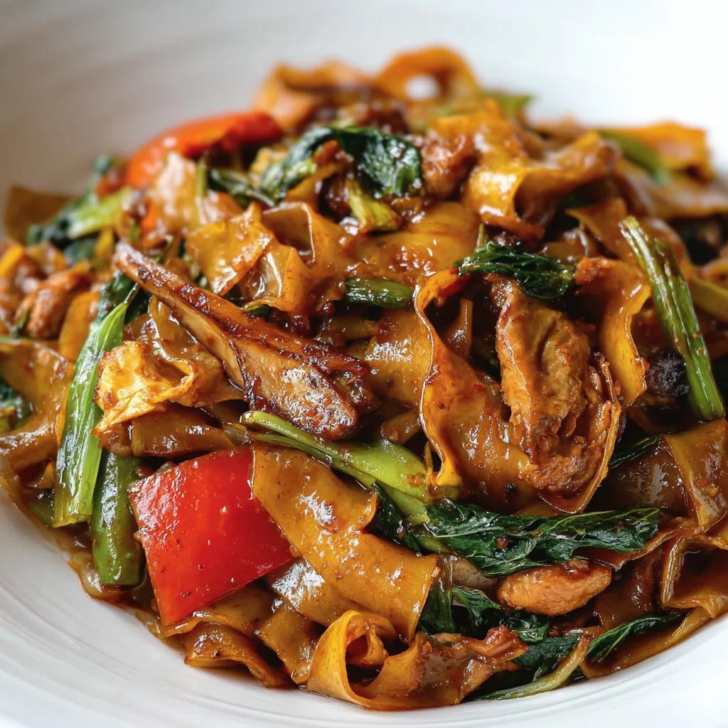 Easy 20-Minute Thai Drunken Noodles (Pad Kee Mao) Recipe | Quick & Spicy Meal