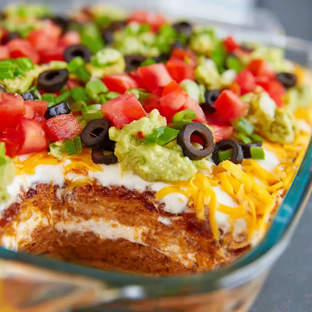 Delicious 7 Layer Dip Recipe | Easy & Crowd-Pleasing Party Appetizer