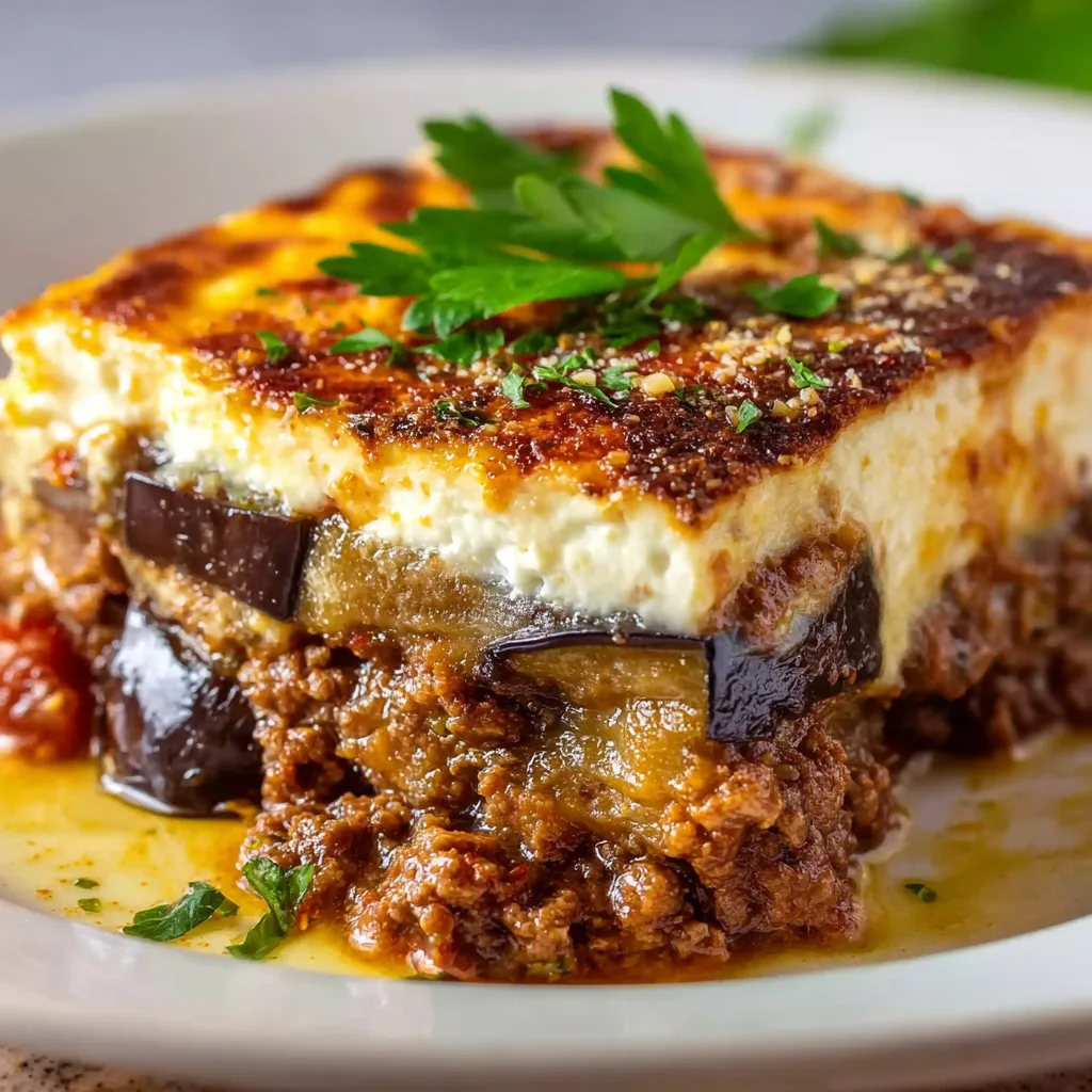 Authentic Moussaka Recipe | Greek Beef and Eggplant Lasagna Made Easy