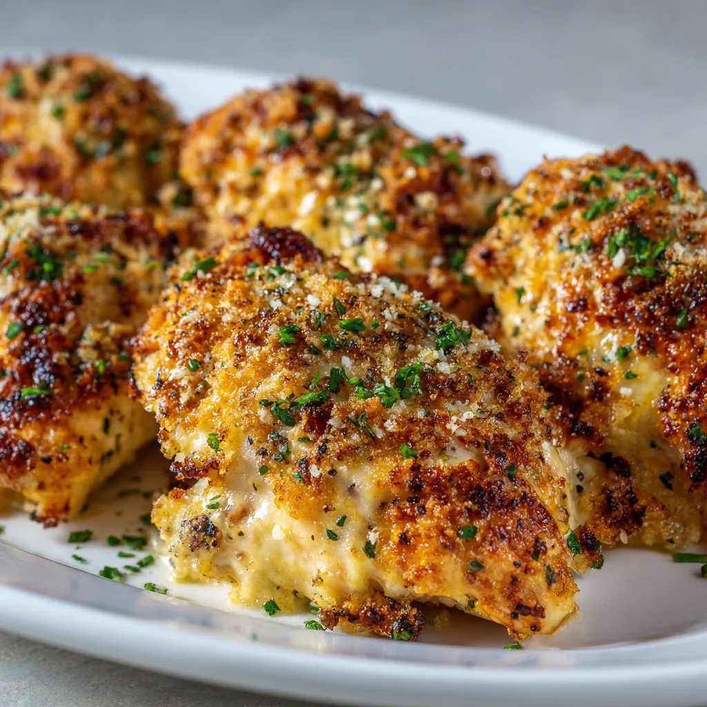 Crispy Baked Mayonnaise Parmesan Chicken Recipe | Easy & Delicious Meal