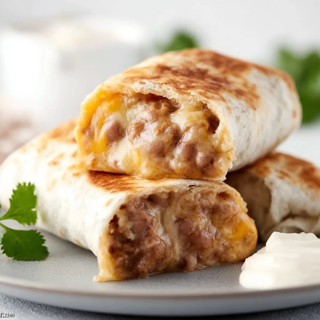 Delicious Bean and Cheese Burritos Recipe | Easy & Flavorful Meal Idea