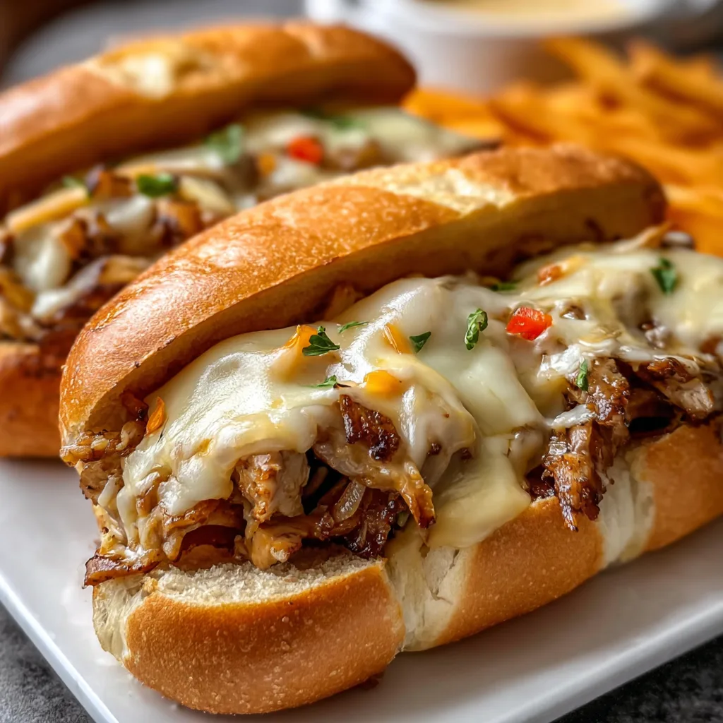 Delicious Chicken Cheese Steak Sandwiches | Easy & Flavorful Recipe