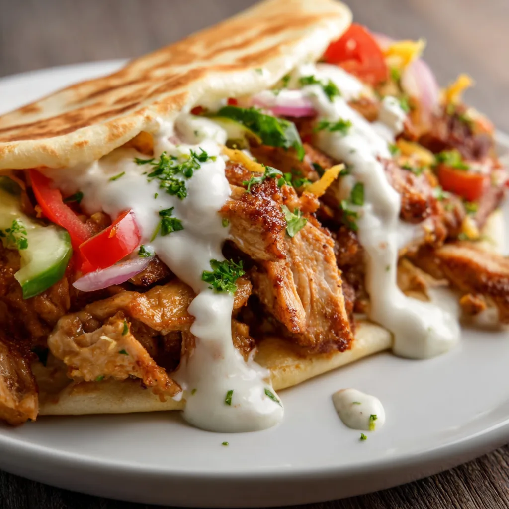 Delicious Chicken Shawarma with Garlic Sauce Recipe | Authentic Middle Eastern Flavor