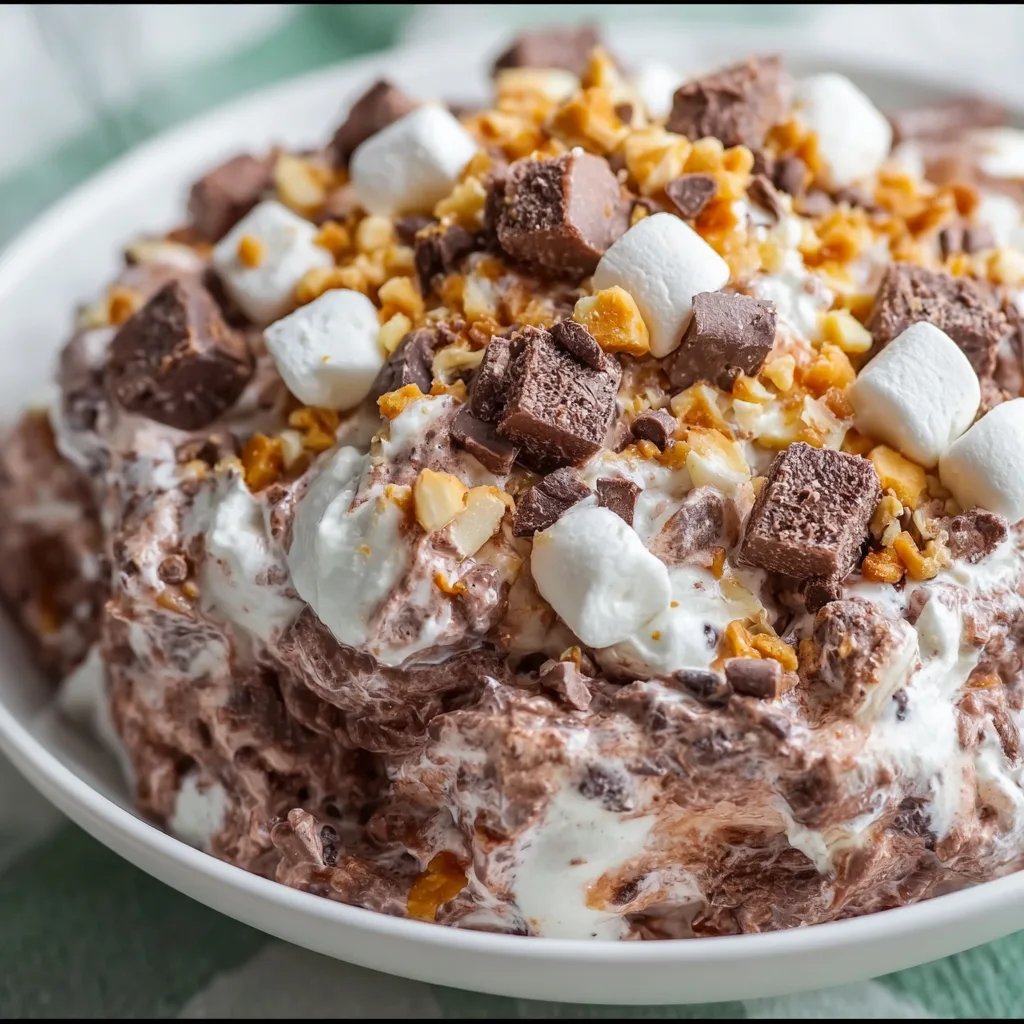 Delicious Chocolate Fluff Salad Recipe | Easy & Creamy Dessert Ideas