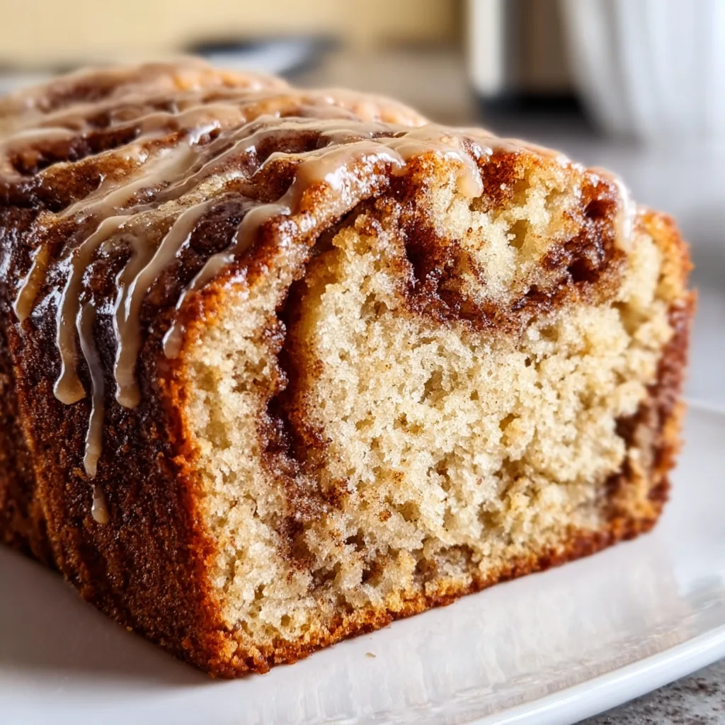 Delicious Cinnamon Roll Banana Bread Recipe | Easy & Moist Banana Bread with Swirls