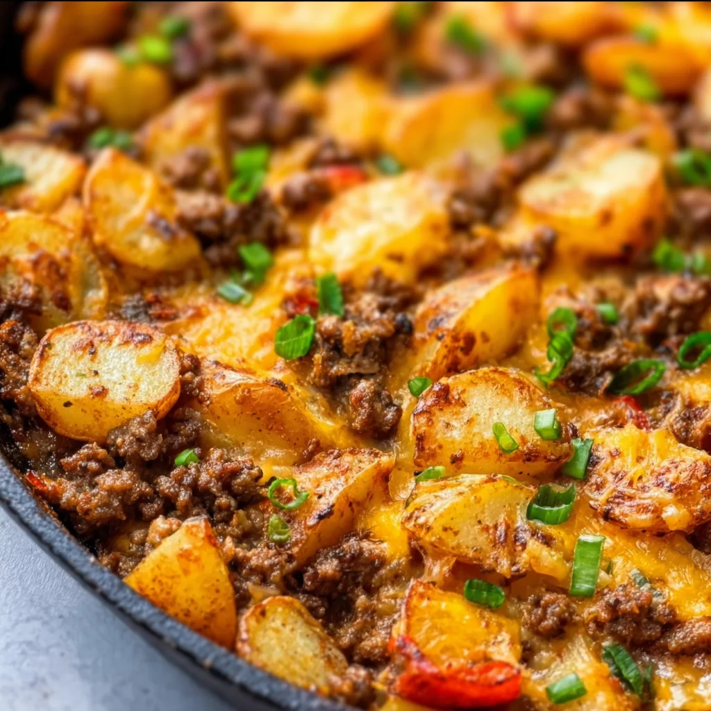 Classic Ground Beef and Potatoes Skillet Recipe | Easy One-Pan Dinner 3 Classic Ground Beef and Potatoes Skillet Recipe | Easy One-Pan Dinner
