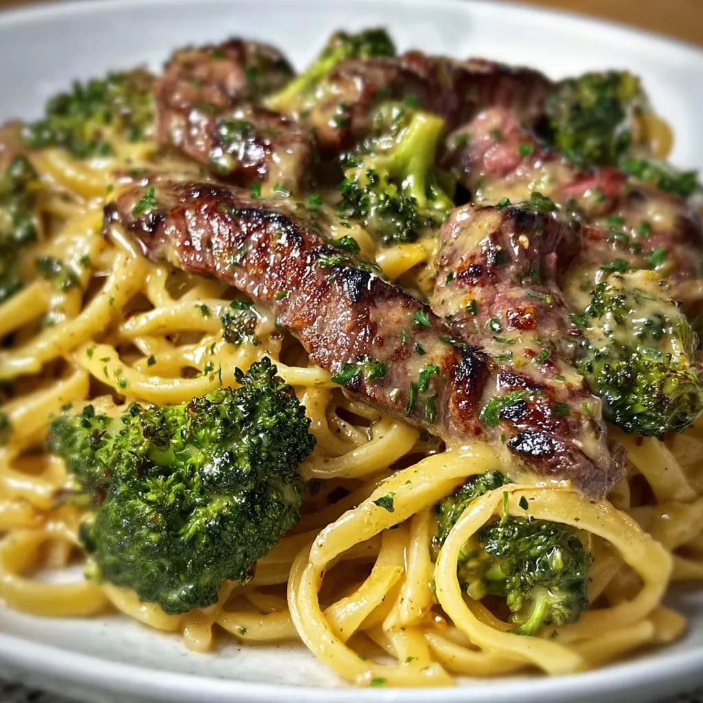 Cowboy Butter Steak & Broccoli Linguine Recipe | Easy, Flavor-Packed Dinner