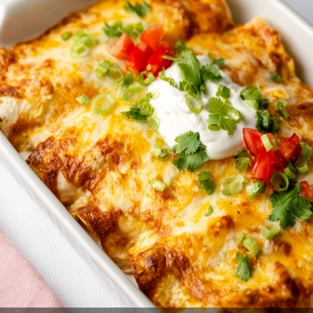 Cream Cheese Chicken Enchiladas Recipe | Easy & Creamy Dinner Idea