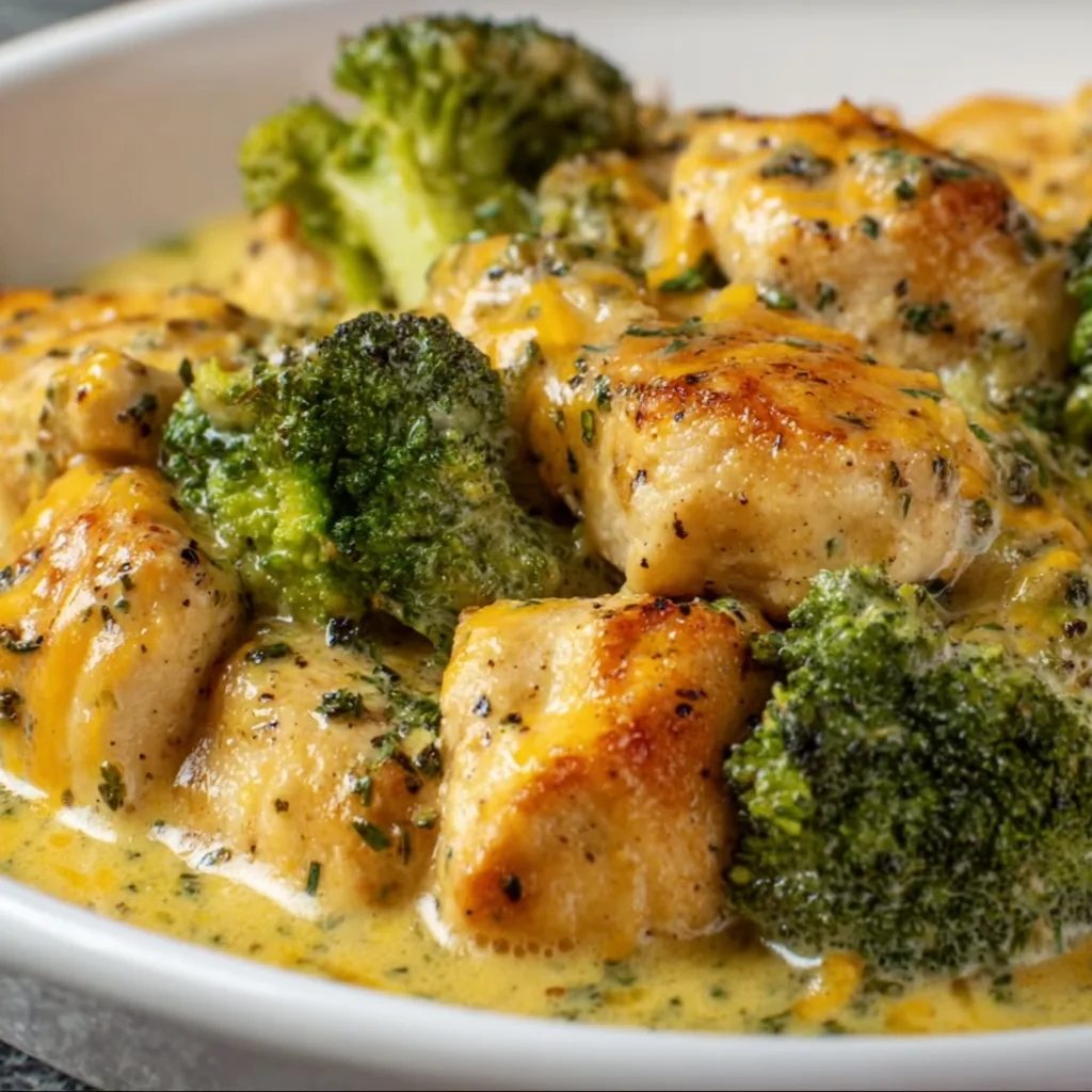 Creamy Broccoli Cheddar Chicken Recipe | Easy & Delicious Dinner Idea