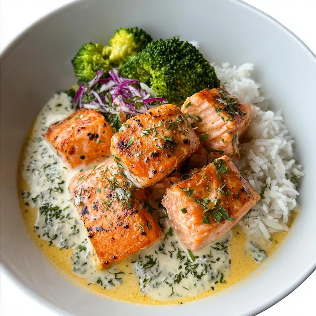 Creamy Salmon Bowl Recipe for Weight Loss: Healthy & Delicious Meal