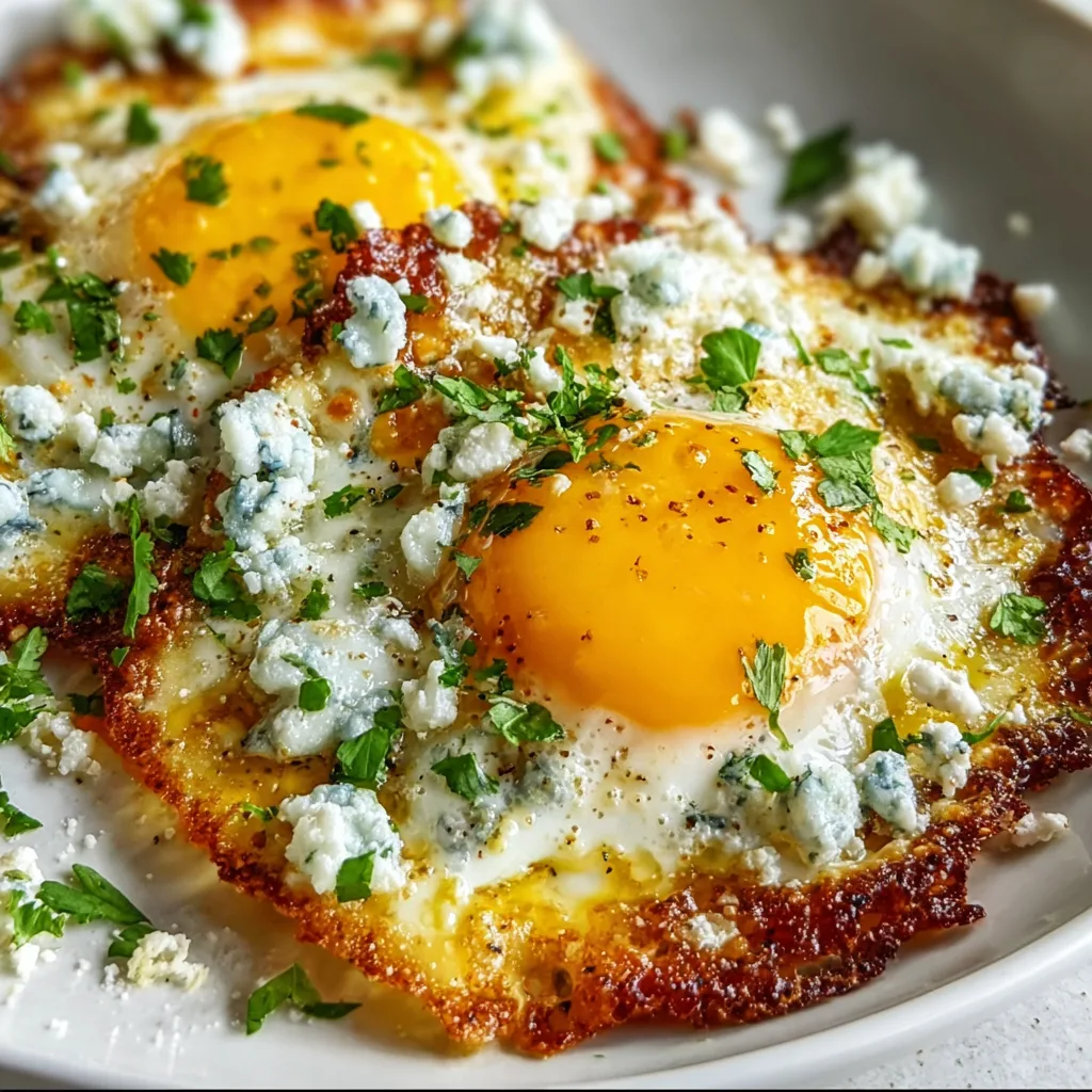 Crispy Feta Fried Eggs Recipe | Delicious & Easy Breakfast Idea