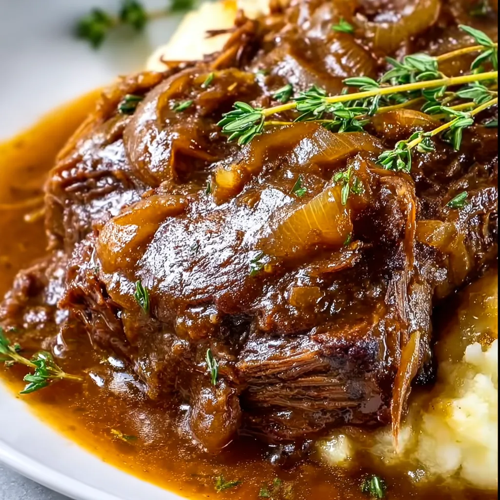 French Onion Pot Roast Recipe | Tender, Flavorful Slow-Cooked Beef