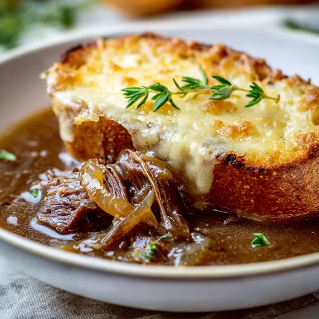 French Onion Short Rib Soup with Gruyère Toast – Rich & Comforting Recipe
