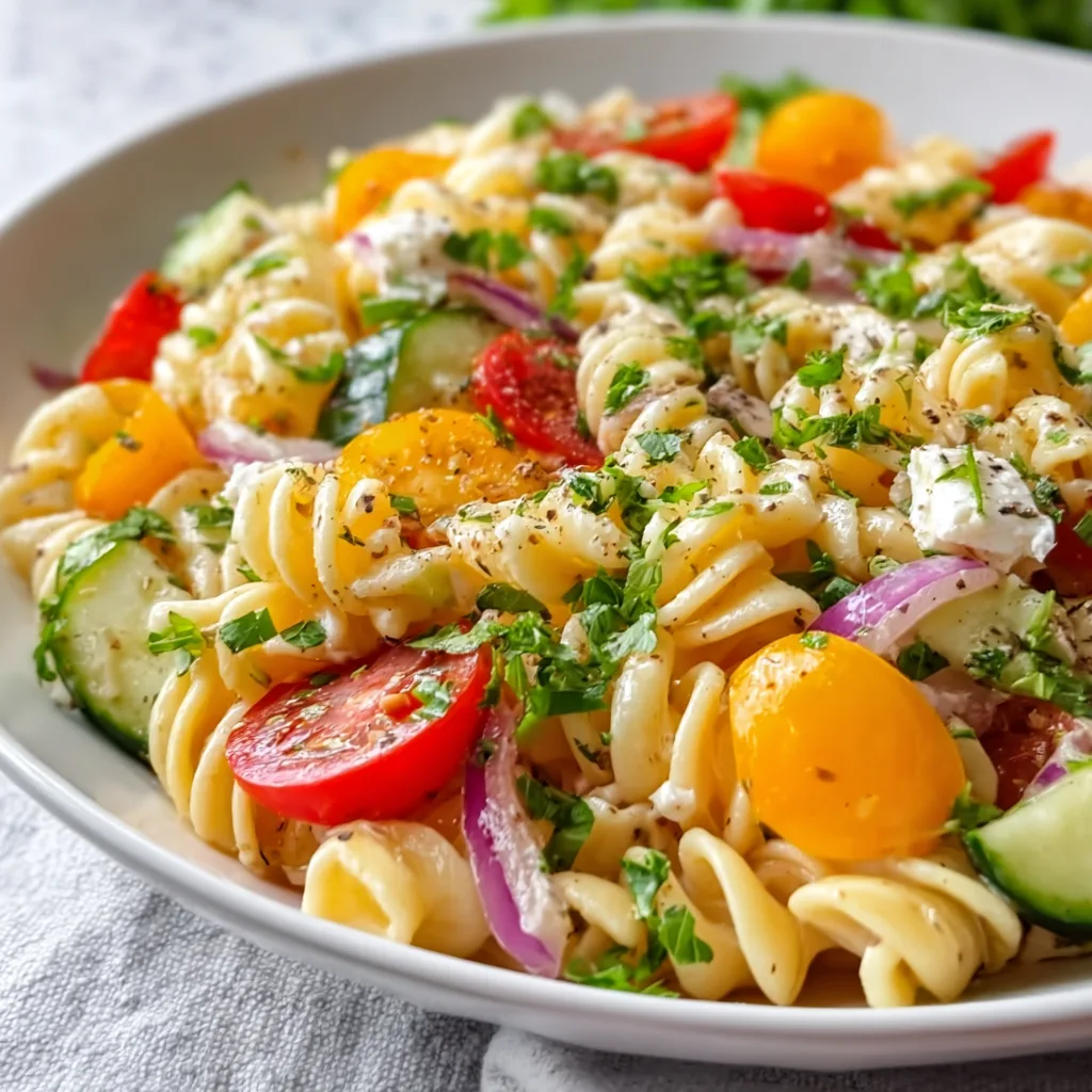 Easy Fresh Pasta Salad Recipe | Quick & Delicious Summer Side Dish