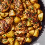Garlic Butter Chicken and Potatoes Skillet | Easy One-Pan Dinner Recipe