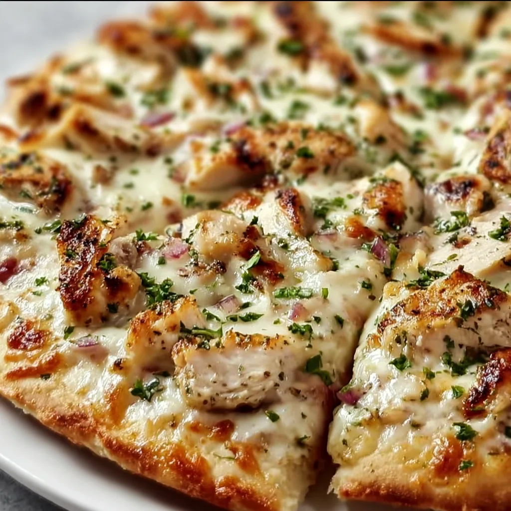 Garlic-Ranch Chicken Pizza Recipe | Easy & Delicious Homemade Pizza